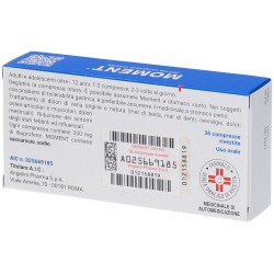 Moment Ibuprofene 200 Mg Antidolorifico 36 Compresse Moment - 9