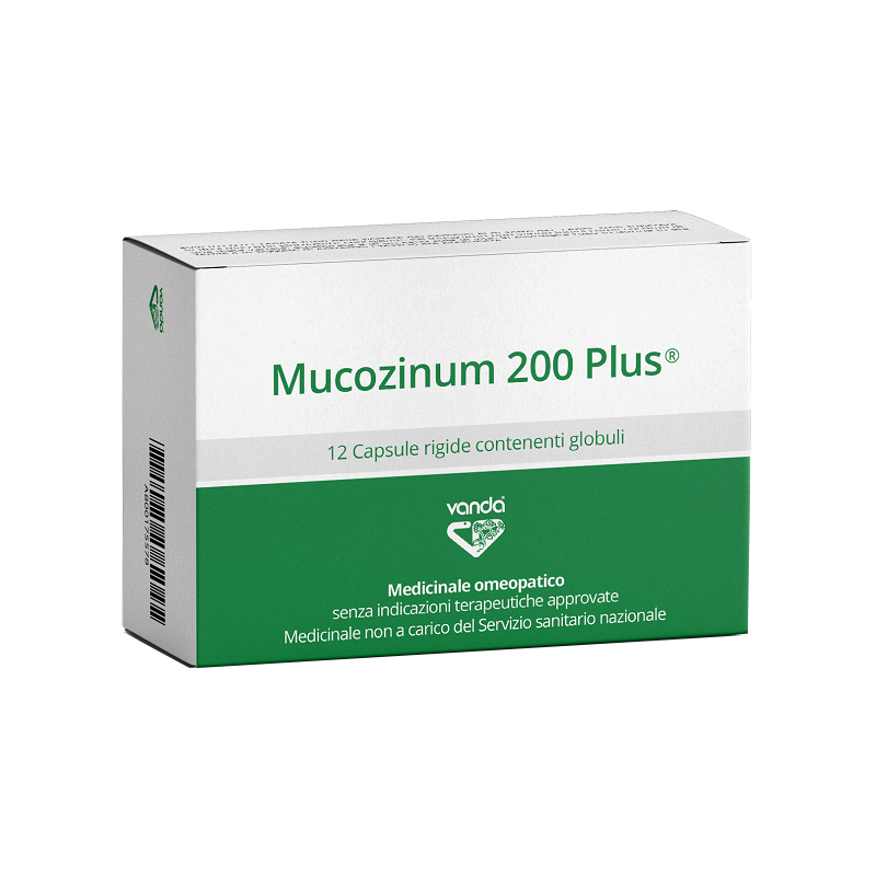 Mucozinum 200 Plus Rimedio Immunostimolante Omeopatico 12 Capsule  - 2