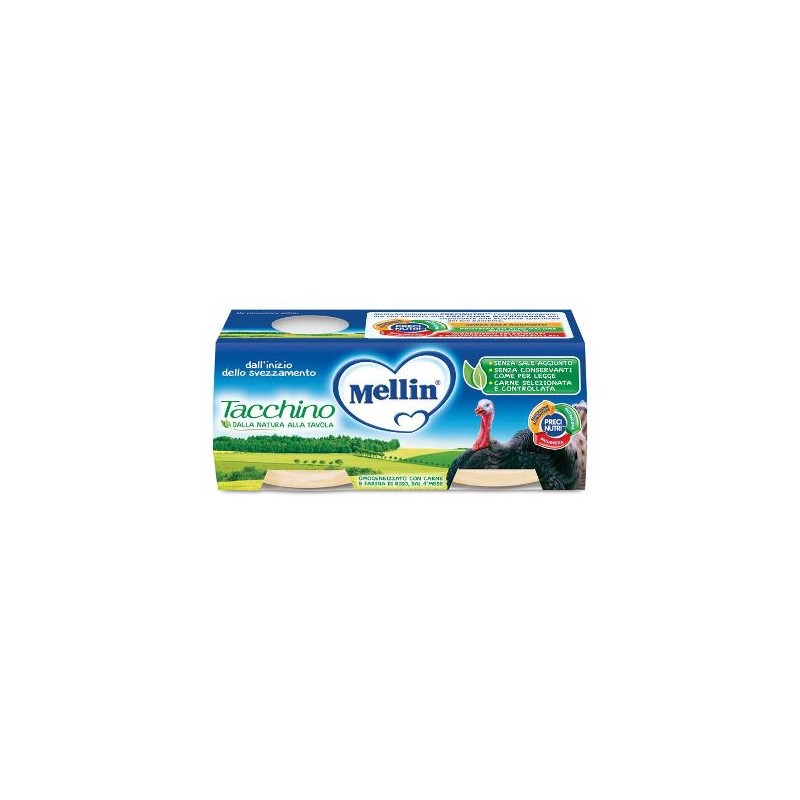 Danone Nutricia Soc. Ben. Mellin Omogeneizzato Tacchino 2 X 80 G Danone Nutricia Soc. Ben. - 1