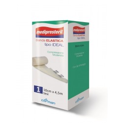 Corman Benda Elastica Medipresteril Ideal Compressione Moderata M4,5x10cm Tesi Corman - 1