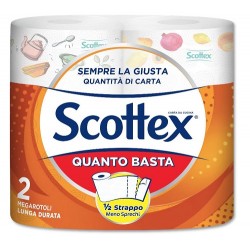 Kimberly Clark Italia Scottex Quanto Basta Carta Da Cucina 2 Rotoli Kimberly Clark Italia - 1