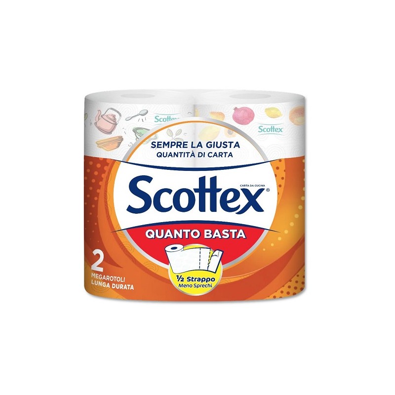 Kimberly Clark Italia Scottex Quanto Basta Carta Da Cucina 2 Rotoli Kimberly Clark Italia - 1