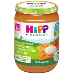 Hipp Italia Hipp Crema Di Riso Lenticchie Verdure 190 G Hipp - 1