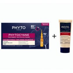 Phyto Phytocyane Kit Donna Caduta Temporanea 12 Fiale + Shampoo 100 ML Phyto - 2