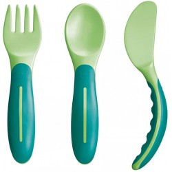 Bamed Baby Italia Mam Babys Cutlery 6+ Neutro Mam - 1