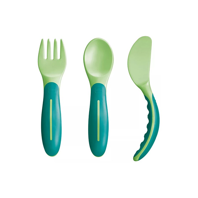 Bamed Baby Italia Mam Babys Cutlery 6+ Neutro Mam - 1