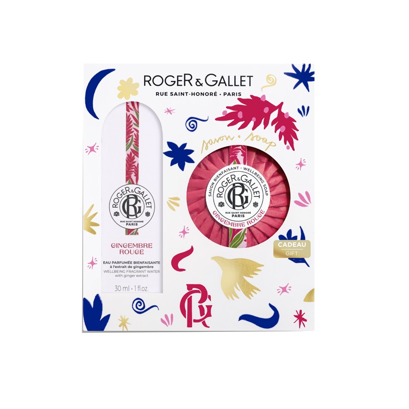 Roger & Gallet Set Gingembre Rouge Acqua Di Benessere + Saponetta Roger & Gallet - 1