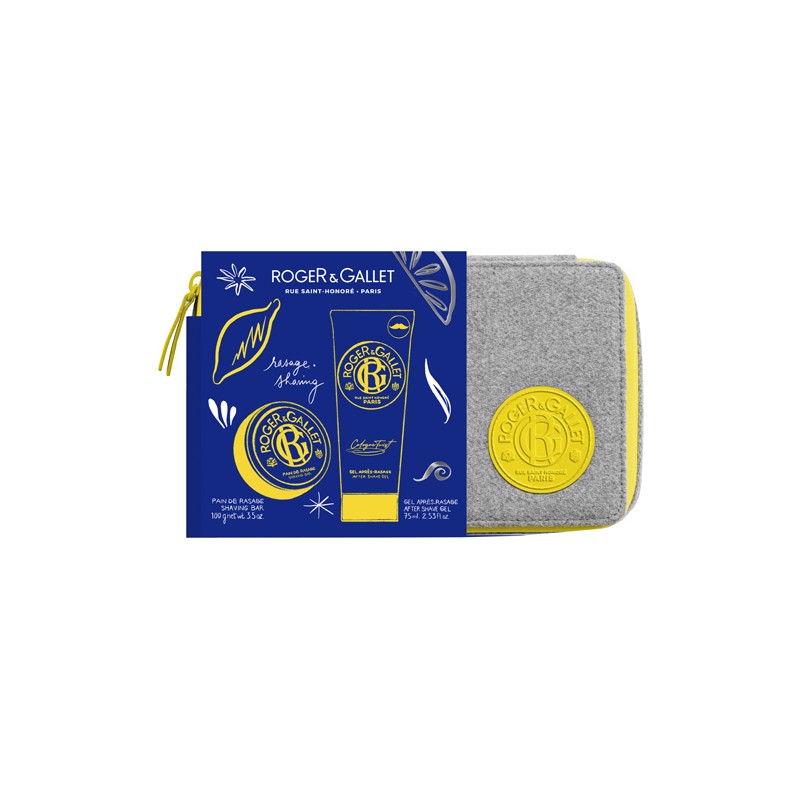 Roger & Gallet Trousse Uomo Rasatura Shaving Bar + Dopobarba Roger & Gallet - 1