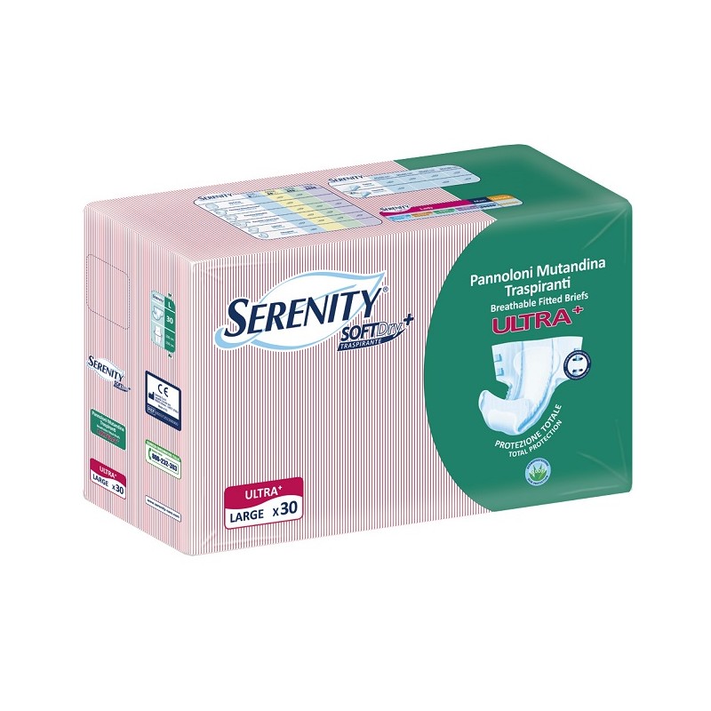 Pannolone A Mutandina Serenity Fitted Ultra + Aloe L 30 Pezzi Serenity - 1