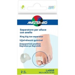 Pietrasanta Pharma Separatore Alluce Master-aid Footcare Con Anello Small 2 Pezzi D3 Pietrasanta Pharma - 1