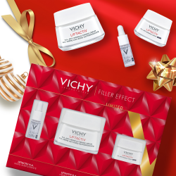 Vichy Cofanetto Regalo Effetto Filler Anti-Rughe con Siero e Creme Giorno e Notte Vichy - 6