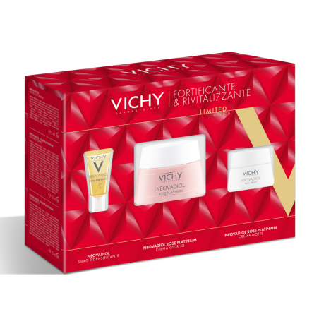 Vichy Cofanetto Pelle Matura con Neovadiol Meno 5 Siero e Crema Rose Platinium Vichy - 1