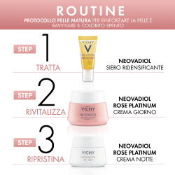 Vichy Cofanetto Pelle Matura con Neovadiol Meno 5 Siero e Crema Rose Platinium Vichy - 2