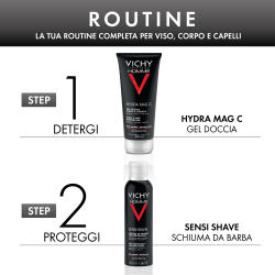 Vichy Pochette Regalo Uomo con Gel Doccia e Schiuma da Barba Vichy - 6