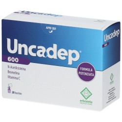 Uncadep 600 Integratore Mucolitico e Antinfiammatorio 20 Bustine Erbozeta - 1