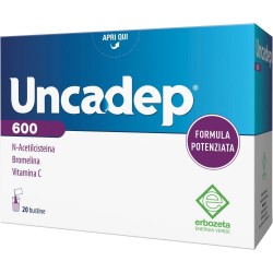 Uncadep 600 Integratore Mucolitico e Antinfiammatorio 20 Bustine Erbozeta - 6