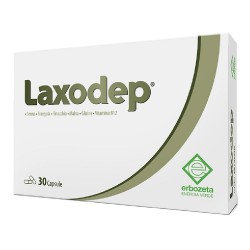 Laxodep Regolarità Intestinale e Sollievo dai Gas 30 Capsule Erbozeta - 1