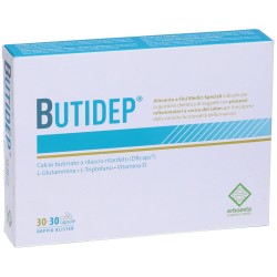 Butidep Doppia Capsula Supporto Colon e Mucosa 30+30 Capsule Erbozeta - 8