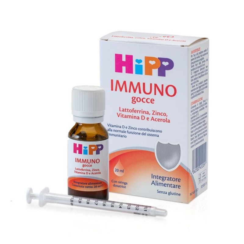 Hipp Immuno Gocce Integratore Difese Immunitarie 20 ml Hipp - 1