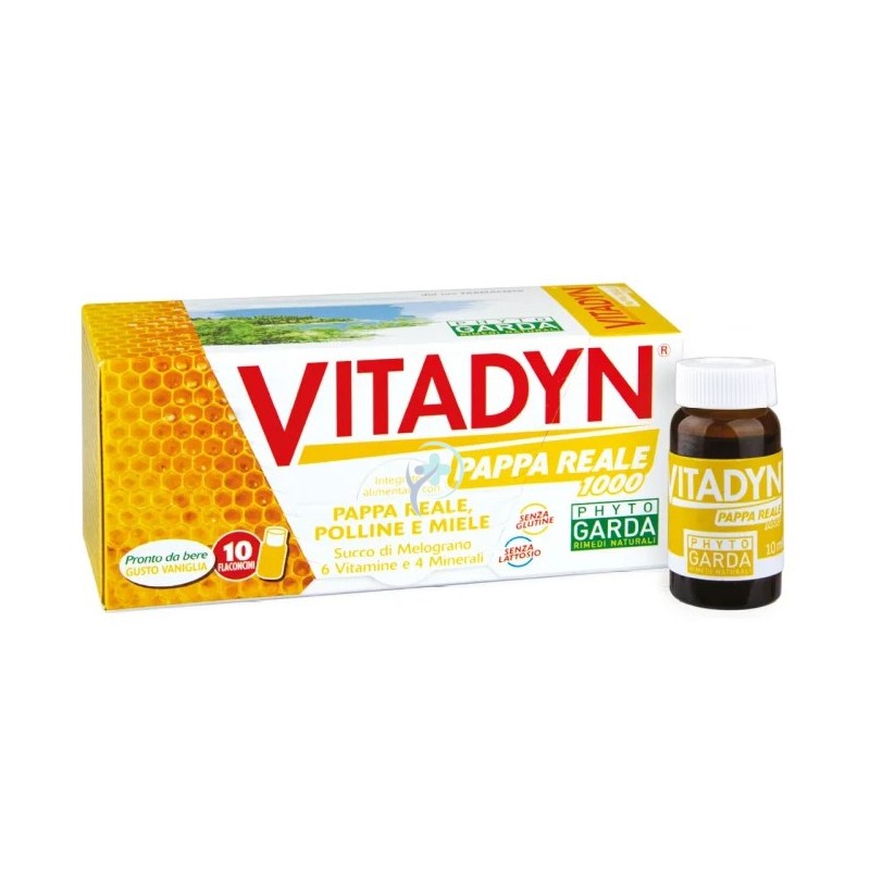 Vitadyn Pappa Reale Integratore Inappetenza con Vitamine 10 flaconcini Named - 1