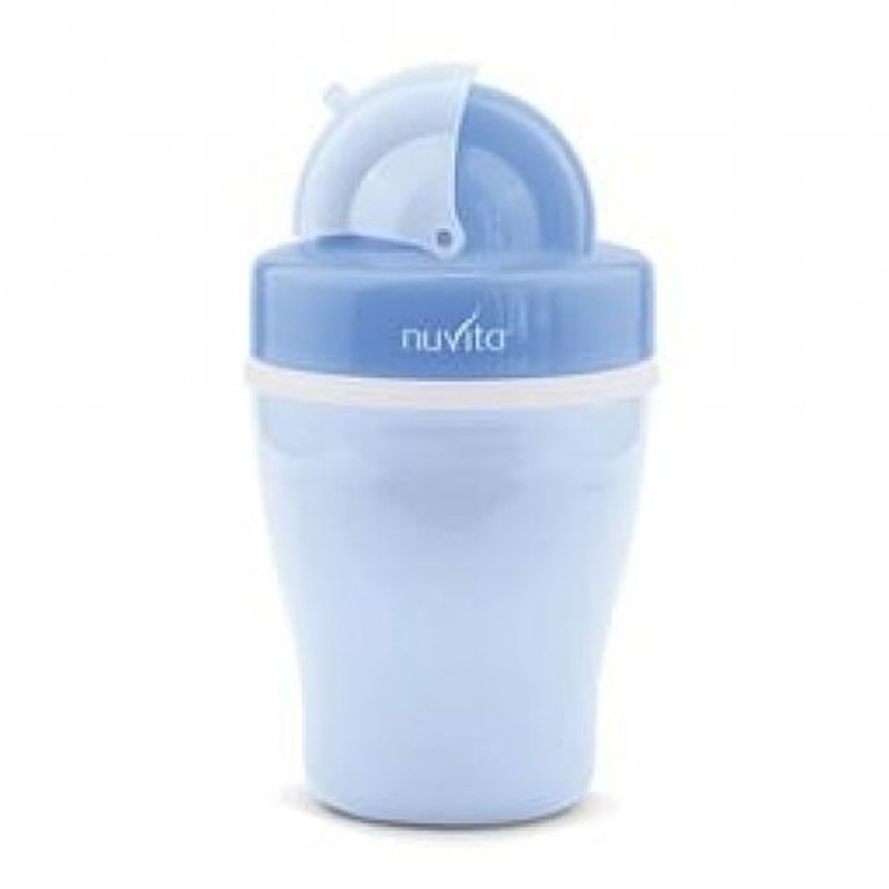 NUVITA TAZZA CON CANNUCCIA E DOPPIO ISOLAMENTO TERMICO BLU 18 M+ 200 ML Nuvita - 1