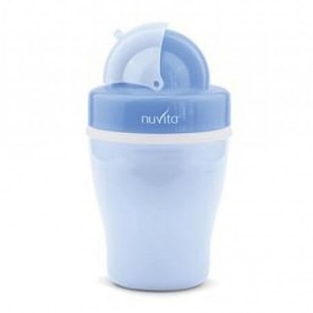 NUVITA TAZZA CON CANNUCCIA E DOPPIO ISOLAMENTO TERMICO BLU 18 M+ 200 ML Nuvita - 1