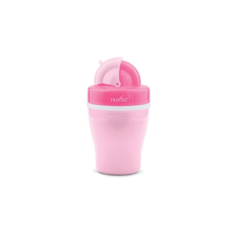 NUVITA TAZZA CON CANNUCCIA E DOPPIO ISOLAMENTO TERMICO ROSA18 M+ 200 ML Nuvita - 1