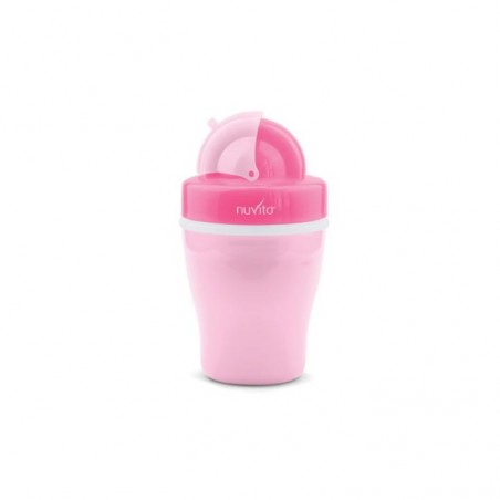 NUVITA TAZZA CON CANNUCCIA E DOPPIO ISOLAMENTO TERMICO ROSA18 M+ 200 ML Nuvita - 1