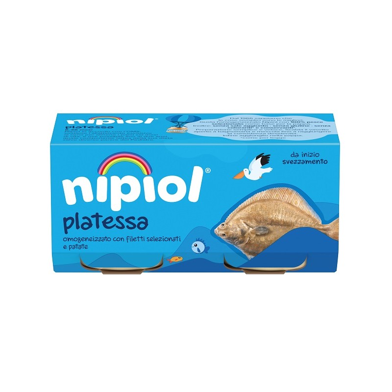 Nipiol Omogeneizzato Platessa 2 Pezzi Da 80 G Nipiol - 1