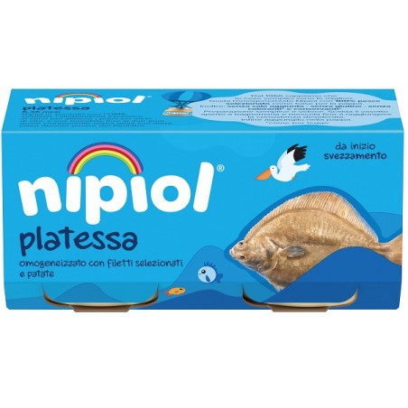 Nipiol Omogeneizzato Platessa 2 Pezzi Da 80 G Nipiol - 1