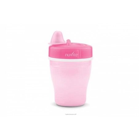 NUVITA TAZZA DOPPIO ISOLAMENTO TERMICO E BECCUCCIO RIGIDO ROSA 12 M+ 200 ML Nuvita - 1