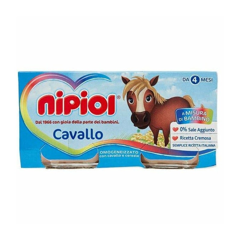 NIPIOL OMOGENEIZZATO CAVALLO 4 X 80 G Nipiol - 1