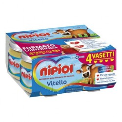 NIPIOL OMOGENEIZZATO VITELLO POLLO 4 X 80 G Nipiol - 1