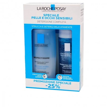 La Roche Posay Kit Mousse Micellare + Struccante Occhi Bifasico Pelle Sensibile La Roche Posay - 1