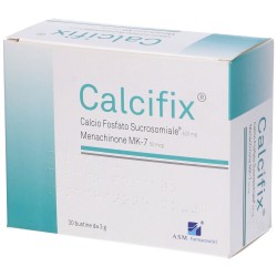 Calcifix Integratore Calcio Fosfato Sucrosomiale e Vitamina K2 30 Bustine ASM Asm Farmaceutici - 1