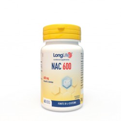 Longlife NAC 600mg Antiossidante con N-Acetilcisteina 60 Capsule Longlife - 1