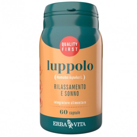 Erba Vita Luppolo Integratore Rilassamento e Sonno 60 Capsule Erba Vita - 1