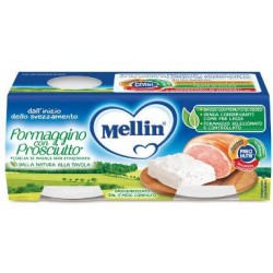 Danone Nutricia Soc. Ben. Mellin Baby Formaggino Con Prosciutto 2 X 80 G Danone Nutricia Soc. Ben. - 1