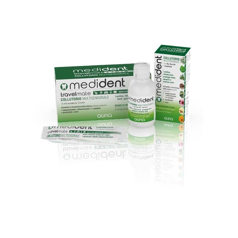 Guna Medident Travelmate Collutorio Multisensoriale 15 Stick Da 10 Ml Guna - 1