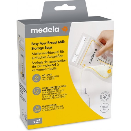 Medela Italia Easy Pour Sacca Conservazione Latte Materno 25 Pezzi Medela Italia - 1