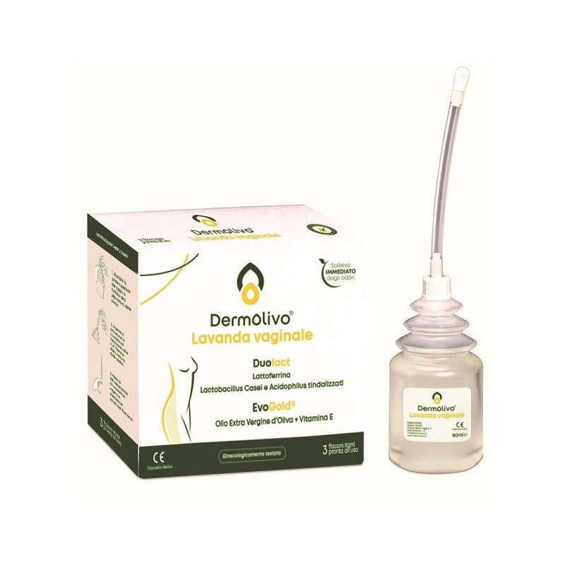 Green Life Dermolivo Lavanda Vaginale 3 Fiale Da 80 Ml Green Life - 1