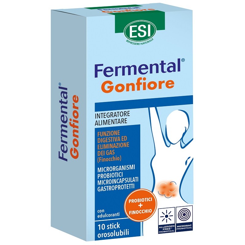 Esi Fermental Gonfiore 10 Stick Orosolubili Esi - 1