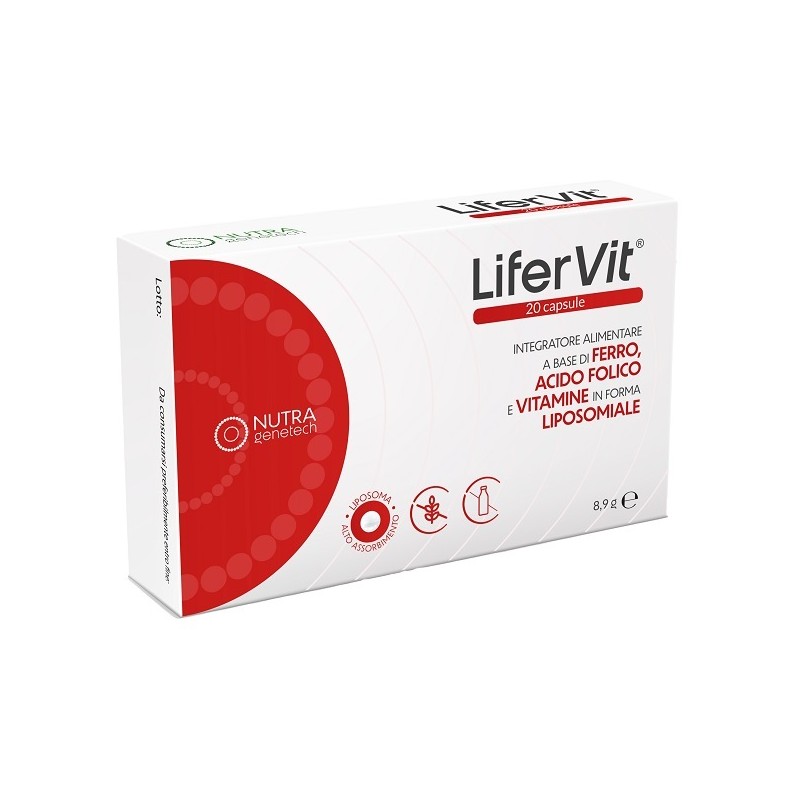 Nutragenetech Lifervit 20 Capsule Nutragenetech - 1