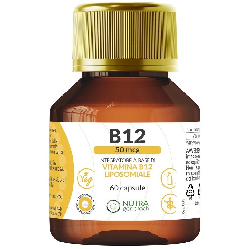 Nutragenetech Vitamina B12 50 Mcg 60 Capsule Nutragenetech - 1