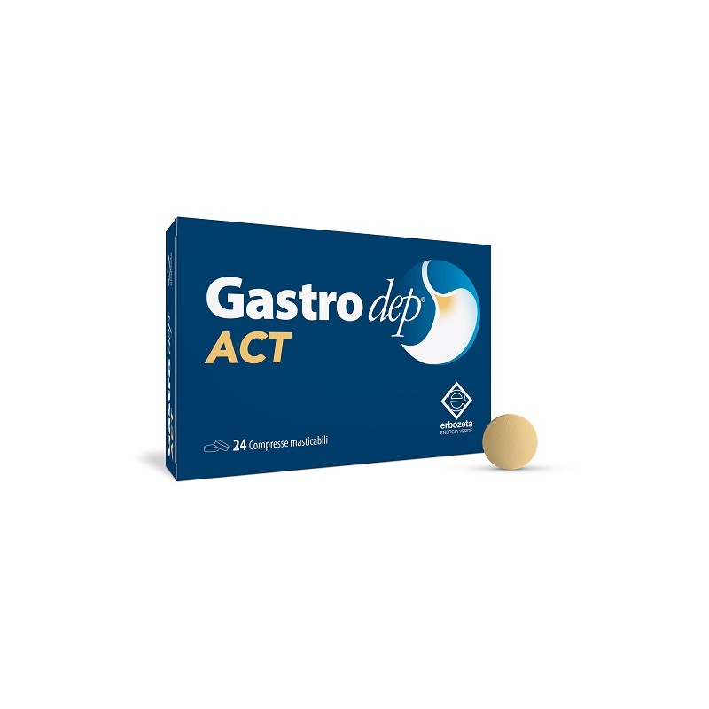 Erbozeta Gastrodep Act 24 Compresse Masticabili Erbozeta - 1