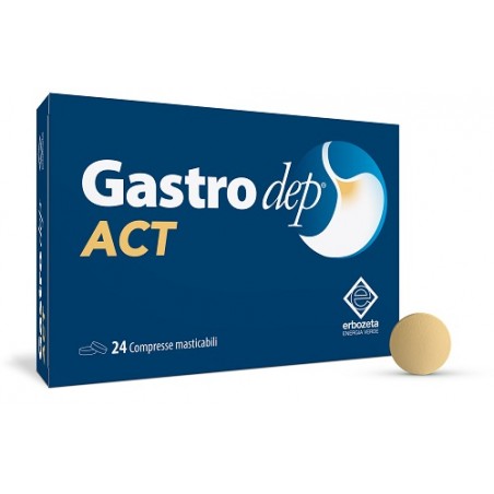 Erbozeta Gastrodep Act 24 Compresse Masticabili Erbozeta - 1