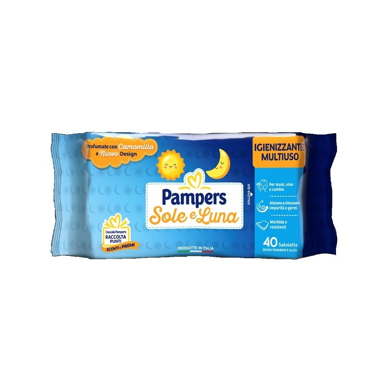 Fater Pampers Wipes Sole & Luna 40 Pezzi Fater - 1