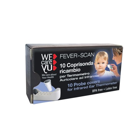 Uragme Coppelle Ricambio Per Termometro Infrarossi Wecareyu Fever-scan 10 Pezzi Uragme - 1