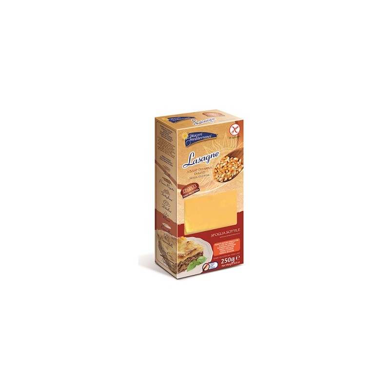 Eurospital Piaceri Mediterranei Pasta Farina Mais Lasagne 250 G Eurospital - 1