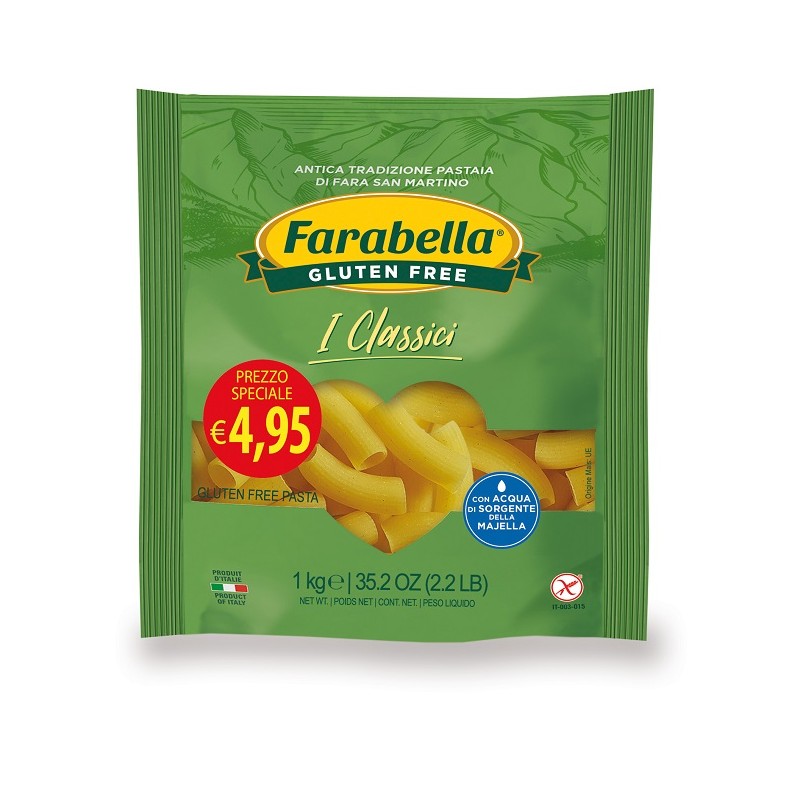 Bioalimenta Farabella Rigatoni Promo 1 Kg Bioalimenta - 1